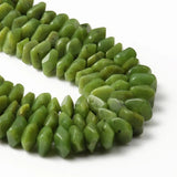 Faceted Green Jade Stone Beads for Jewelry Making
