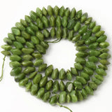 Faceted Green Jade Stone Beads for Jewelry Making