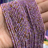 Faceted Round Stone Beads Jade Smoky Quartz Agate Prehnite Amethyst