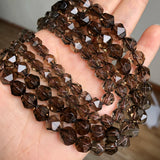 Natural Smoky Quartz Crystal Stone Beads for Jewelry Making