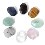 Faceted Square Stone Pendant Beads for Jewelry Making