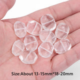 Faceted Square Stone Pendant Beads for Jewelry Making