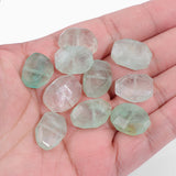 Faceted Square Stone Pendant Beads for Jewelry Making