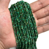 Natural Faceted Stone Bead 2 3 4mm Tiny Quartz Agates Loose Spacer Beads