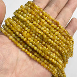 4mm Natural Faceted Sunstone Tiger Eye Jaspers Agates Beads 15''