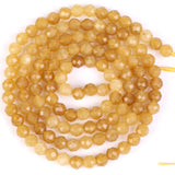 Faceted Topazs Round Loose Spacer Stone Beads 2 3 4mm