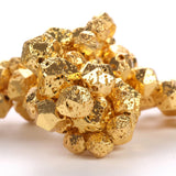 Faceted Volcanic Stone Copper Hematite Beads 6/8/10mm
