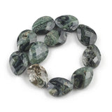 Faceted Water Drop Stone Beads Jades Tiger Eye Howlite 11pcs