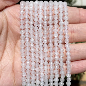 Clear Quartz Faceted Round Beads 2 3 4mm