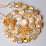 Natural Yellow Citrines Crystal Beads for DIY Jewelry Making
