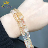 Yellow Citrine Quartz Stone Beads for Jewelry Making 7.5''