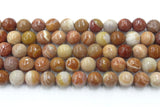 Wood Stripe Agate Round Loose Beads Strand 4/6/8/10/12MM Jewelry DIY Making