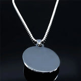 Flash Stone Stainless Steel Long Bohemia Chain Necklace Silver Jewelry