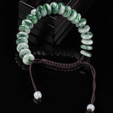 Natural Floating Flower Safety Buckle Bracelet Adjustable Bangle