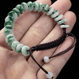 Natural Floating Flower Safety Buckle Bracelet Adjustable Bangle