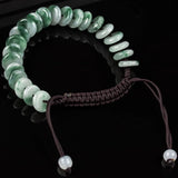 Natural Floating Flower Safety Buckle Bracelet Adjustable Bangle