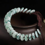 Natural Floating Flower Safety Buckle Bracelet Adjustable Bangle