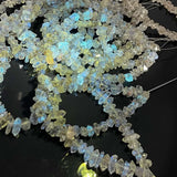 Natural Florescent Quartz Pakimer Mineral Beads 6-8mm