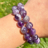 Amethyst Stone Beads 6/8/10/12 mm Purple Crystal Round Stone Beads