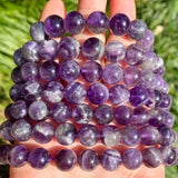 Amethyst Stone Beads 6/8/10/12 mm Purple Crystal Round Stone Beads
