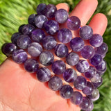 Amethyst Stone Beads 6/8/10/12 mm Purple Crystal Round Stone Beads