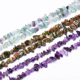 Natural Fluorite Amethysts Malachite Quartz Crystal Beads 4-7mm