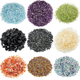 Fluorite Tourmaline Tumbled Chips Stone Crushed Crystal Quartz 1lb