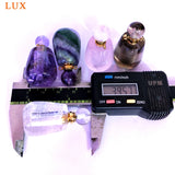Fluorite Perfume Bottle Pendant Polished Healing Chakra Necklace