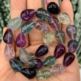 Fluorite Stone Beads 15'' DIY Loose Beads Jewelry Making Women Gift
