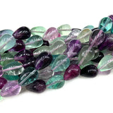 Fluorite Stone Beads 15'' DIY Loose Beads Jewelry Making Women Gift
