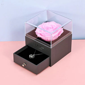 Preserved Flowers Proposal Ring Case: Christmas Gift