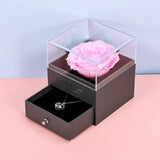 Preserved Flowers Proposal Ring Case: Christmas Gift
