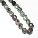 Natural Potato Green & Clear Ghost Quartzs Beads for Jewelry Making Bracelets