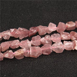 Natural Strawberry Crystal Rough Stone Beads DIY Irregular Quartz Nugget