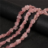 Natural Strawberry Crystal Rough Stone Beads DIY Irregular Quartz Nugget