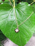 Natural Shell Choker Flowers Necklace 14K Pendant Women Wedding