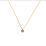 Natural Shell Choker Flowers Necklace 14K Pendant Women Wedding