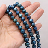9-10mm Fresh Water Pearl Beads Round Shape 36cm DIY Jewelry Making