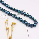 9-10mm Fresh Water Pearl Beads Round Shape 36cm DIY Jewelry Making
