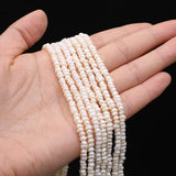 Natural Fresh Water Pearl Beads 3-4mm DIY Jewelry Making