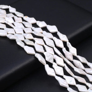 Natural Fresh Water Pearl Beads Irregular Diamond Loose Beaded