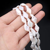 Natural Fresh Water Pearl Beads Irregular Diamond Loose Beaded