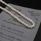 Natural Fresh Water Pearl Beads 7-8mm DIY Jewelry Making