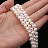 Natural Fresh Water Pearl Beads 7-8mm DIY Jewelry Making