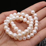 Natural Fresh Water Pearl Beads 7-8mm DIY Jewelry Making