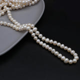 Natural Fresh Water Pearl Beads 7-8mm DIY Jewelry Making
