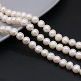 9-10mm Natural Fresh Water Pearl Beads DIY Jewelry Making