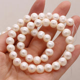 9-10mm Natural Fresh Water Pearl Beads DIY Jewelry Making