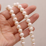9-10mm Natural Fresh Water Pearl Beads DIY Jewelry Making