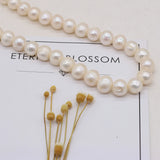 9-10mm Natural Fresh Water Pearl Beads DIY Jewelry Making